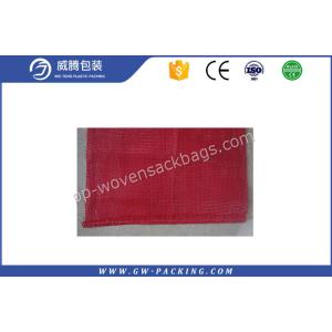 China Reusable Small Mesh Onion Bags  , Custom 30 X 50 PE Raschel Poly Mesh Net Bags supplier