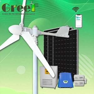 China Low Start Wind Speed Single Phase Solar Wind Hybrid System Wind Generator 3KW supplier