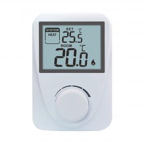 China Temperature Controller Wired Room Thermostat With Bat - Low Indicator supplier
