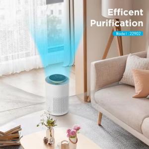 China 80m3/H PM2.5 Electric Air Purifier Office Small Desktop Air Purifier Remove Smoke Dust supplier