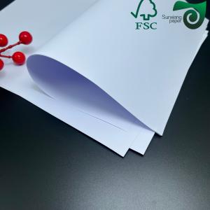 China FSC 70gsm Recycle Pulp Cream Woodfree Paper For Notebook Uniform Thickness Smooth Surface wholesale