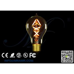 China 3W Dimmable Edison A19 LED Bulbs 2200 Kelvin Warm White 360 Emitting Beam Angle 20 Watt Equivalent wholesale