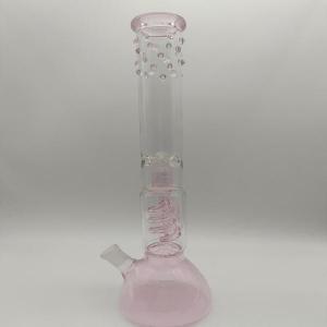 China 18mm Male Female Straight  Water Pipe Bong No Diffuser supplier