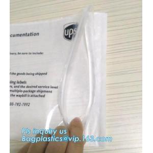 Self-Seal Security Document Packing List, UPS TNT express invoice packing list envelope, enclosed envelope/ waybill bag