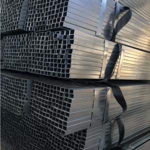 ASTM ISO9001 Q195 A500 A53 Rectangular 30 - 60g Aluminum Galvanized For Fluid Pipe