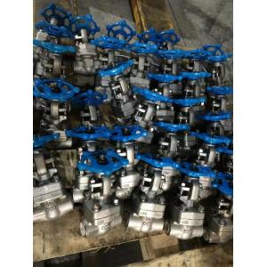 China SW Socket Welded Forged Steel Gate Valve Normal Temperature Of Media supplier