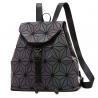 Ready To Ship Laser Geometric Backpack China Supplier Holographic Bag PU Leather