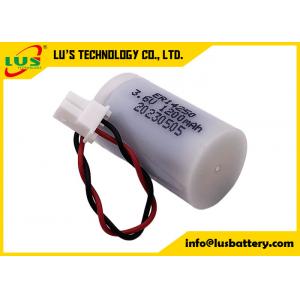 Non-Rechargeable Lithium Thionyl Chloride (Li-SOCl2) Battery ER14250 1/2 AA Size 3.6V 1200mAh With Waterproof Case