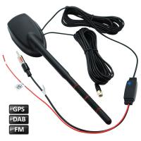 China High Gain 20dB GPS Vehicle Antenna FM AM DAB Radio Amplifier Car Combination Antenna Suitable for Most Vehicles on sale