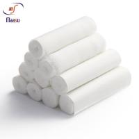 China 45% Cotton Medical Gauze Bandage PBT Elastic Strong White on sale