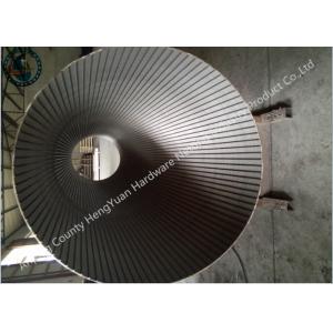 Professional Wedge Wire Mesh Non - Clogging Stainless Steel / LLG Material