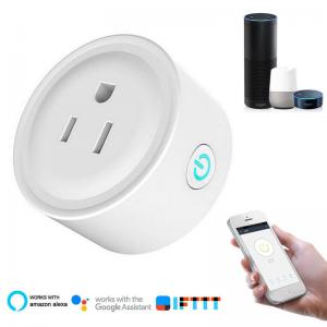 Smart Socket US Wifi Plug with Surge Protector, Voice Control Smart outlet Work with Alexa Google Home Tuya APP