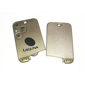 China Renault Laguna Keyless Entry Fob 3 Button 433Mhz Logo Customized Silver Color supplier