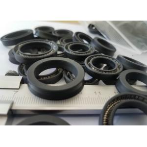 China White or Black PTFE Carbon Seal , PTFE Oil Seal With Insert Spring of SS304 , SS316 supplier