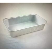 China Smooth Wall 0.25mm Aluminum Foil Disposable Food Containers Airline Catering on sale