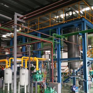 mettre en place la ligne de production usine de distillation de recyclage des huiles usées Pétrole brut à partir de diesel
