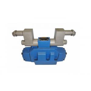 China Electro - Hydraulic Control Valve , Hydraulic Directional Valve In Blue Color supplier