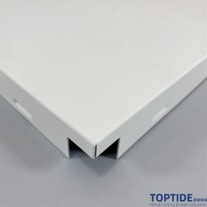 Roller Coating 300mm RAL9016 Washable Drop Ceiling Tiles For Airport