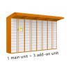 China 100 - 240V Postage Lockers , Chinese / English Delivered Parcel Locker wholesale