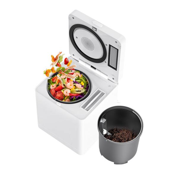 Electric Composter Kitchen Composter Machine Power Consumption 150 Watts White and Energy Organic Waste Composting Solution for Food Industry