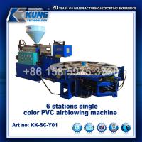 China Automatic PVC Shoe Injection Molding Machine 27 kW Power 8 Work Stations on sale