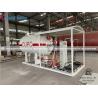 China 5000 Liters 2.5 Tons LPG Skid Station With Cylinder Filling Scales wholesale