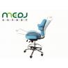 Five Legs Blue Doctor Stool Chair , MJYZ01-02 Portable Dental Chair With Back