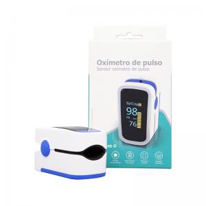 Finger Clip Pulse Oximeter Display Four Color OLED SpO2 Measurement Range 70%-100%