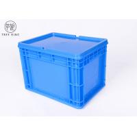 China 26 Liter Euro Stacking Large Stackable Plastic Storage Bins With Lids 400 * 300 * 280 on sale