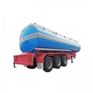 Mechanical Suspension Diesel Fuel Tanker Trailer Used For Long Distance Transportation