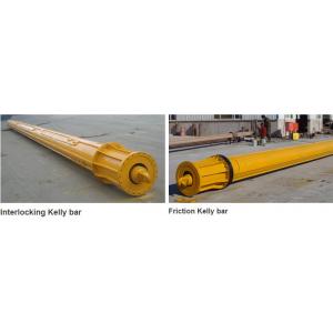 Hydraulic Rotary Borehole Drilling Rigs Interlocking And Friction Kelly Bar For Xcmg Spares Parts