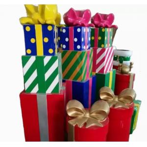 UV Proof Christmas Cardboard Gift Boxes Water Proof Height 100/165cm