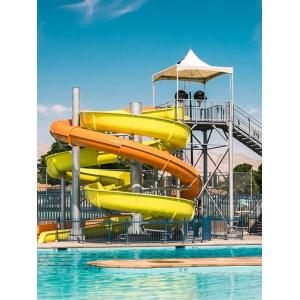China Park Amusement Water Fun Sports Equipment Outdoor Pool With Spiral Tube Playground Slide supplier