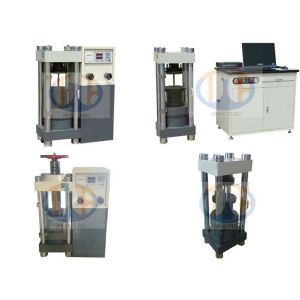 China cubez le determinaion d'essai d'écrasement de la résistance à la pression du cube ou du cylindre concret concret en essai de compressibilité supplier