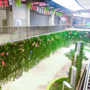 China Durable Lifelike Artificial Plant Wall For Store  Long Term Life Time supplier