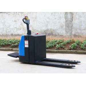 China 2 Ton Standing Type Electric Pallet Truck With Voltage Capacity 24V 210Ah supplier
