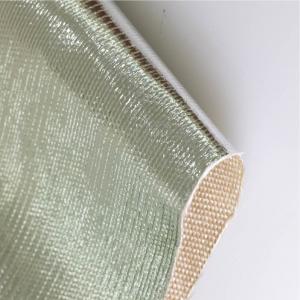 Radiant Barrier Aluminized Fiberglass Fabric Thermal Insulation AL2025 For Motor Vehicle