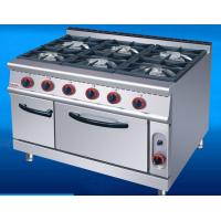 China US-RQ-6 Commercial Kitchen Equipments Gas Range 6 Burner Gas Oven on sale