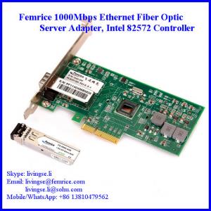 China 1000Mbps Server Ethernet Network Adapter SFP Slot*1 Network Card PCI Express Bus Interface Card  Femrice 10001PF supplier