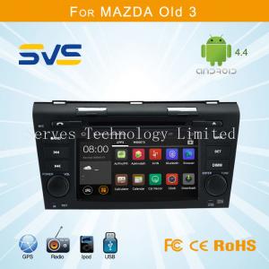 Android 4.4 car dvd player GPS navigation for Mazda 3 2004-2009 with wifi ipod SWC 2 din