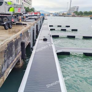 O corredor central 6061 T6 de alumínio para a doca de flutuação 300kg/Square mede Marine Dock Ramps