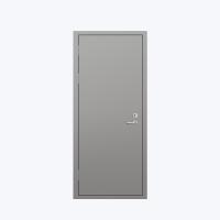 China Double Swing Steel Fire Exit Doors With Vision Panel / Honeycomb Paper Core on sale