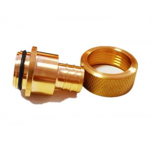 Male thread Lead Free Brass Fitting For Pipe Using CNC