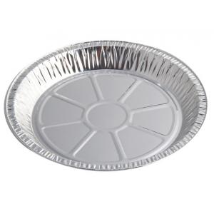 China Round Aluminium Foil Food Containers , Disposable Aluminium Foil Trays For Dish supplier