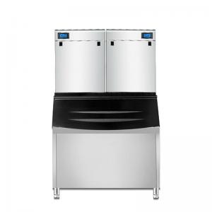 Stainless Steel 1000KG Cube Ice Machine 1000kg/24H Big Capacity Ice Maker