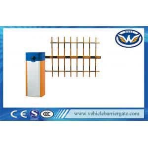 China 2mm Cold Rolled Plate Parking Barrier Gate With Clutch Device Three Fence Arm supplier