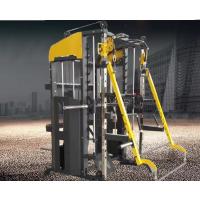 China Powder Coating Gym Fitness Equipment Multi Functional Smith Weight Stack Trainer on sale