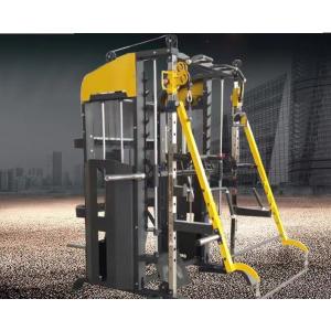 Powder Coating Gym Fitness Equipment Multi Functional Smith Weight Stack Trainer