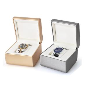 China Luxury Hinged Lid Watch Jewelry Packaging Box supplier