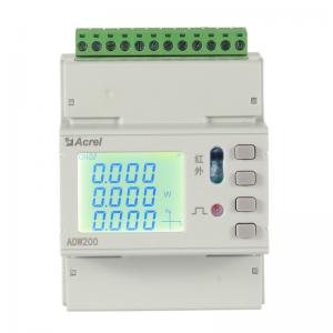 DIN35mm Installation Multi Loop Wireless Energy Meter ADW210 Series